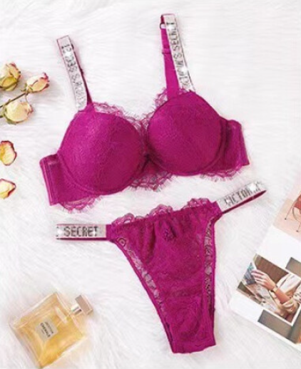 Sexy Lingerie Comfort Women Set Push Up Bra Victoria's Secret Lingerie Set