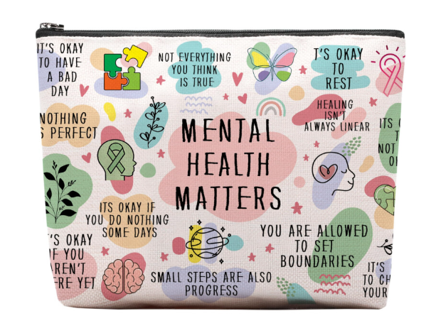 Mental Health Gifts Makeup Bag Mental Health Awareness Gift