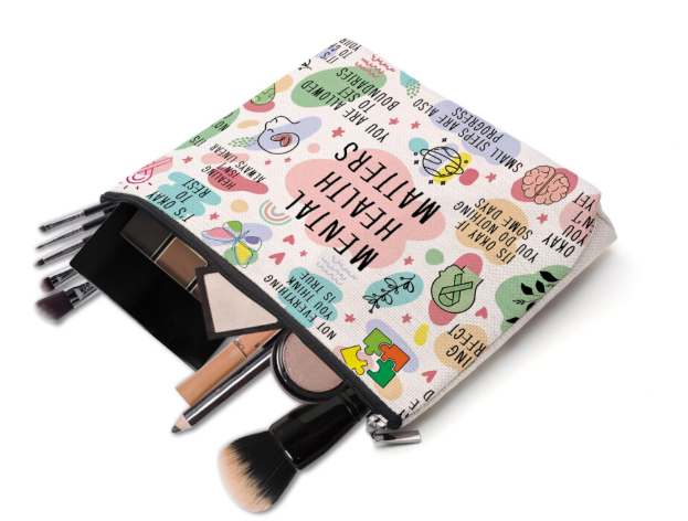 Mental Health Gifts Makeup Bag Mental Health Awareness Gift