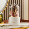 Stylish Rotating Makeup Brush Cylinder Case