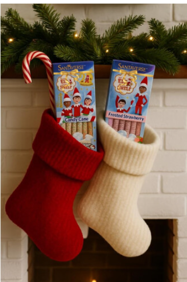 Elf on the Shelf Quick Milk Magic Sipper 4 Pack Bundle (52 Pcs Total)