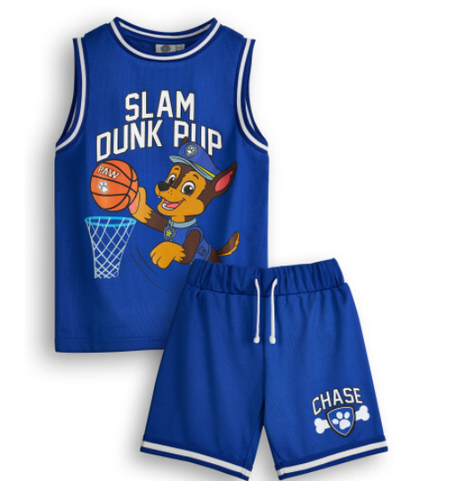 Paw Patrol 2 Piece Basketball Set (Boys Blue)