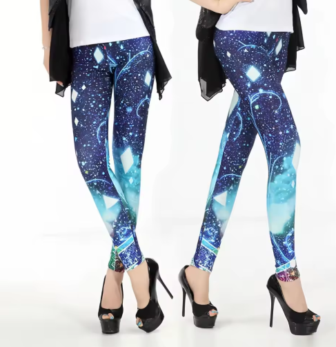 Women's Basic Comfort Stretch Soft Solid and Stylish Print Leggings