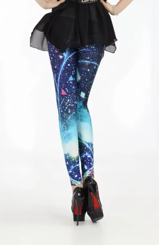 Women's Basic Comfort Stretch Soft Solid and Stylish Print Leggings