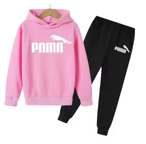 Kids Hooded Tracksuit Set