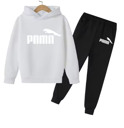 Kids Hooded Tracksuit Set
