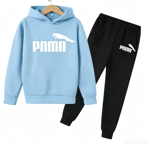 Kids Hooded Tracksuit Set