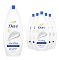 Dove Nourishing Body Wash 0% Sulfate SLES for Softer & Smoother Skin 225ml, 6 Pk