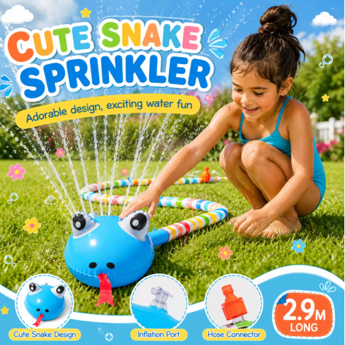 Kids' Snake Garden Sprinkler Water Toy