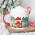Christmas Street Print Mug