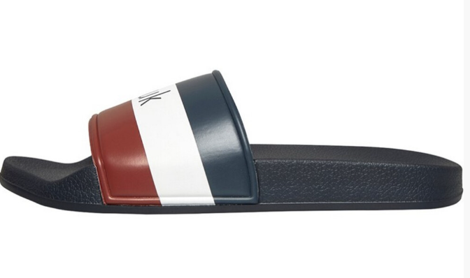FCUK Mens Stripe Sliders