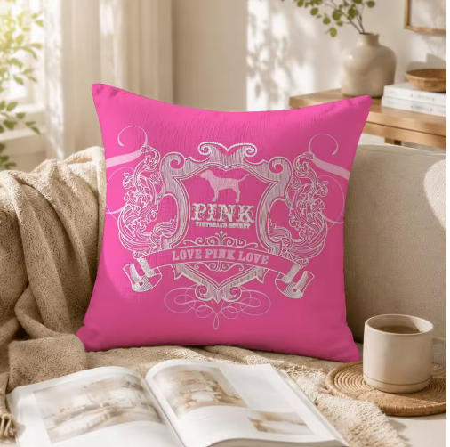 Just A Girl Who Loves Pink Cushion Covers