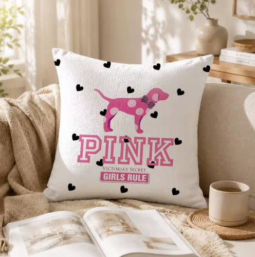 Just A Girl Who Loves Pink Cushion Covers