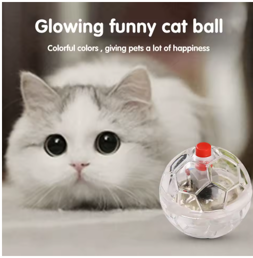 LED Flashing Cat Toy Ball