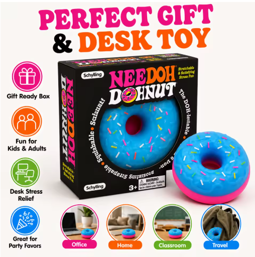NeeDoh Doughnut Stress Toy