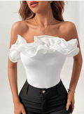 Unique Chic Short One-piece Strapless Top