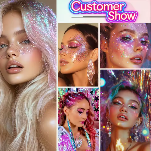 Fit Colors Face, Hair & Body Glitter Stick