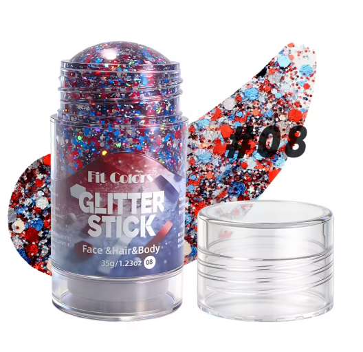 Fit Colors Face, Hair & Body Glitter Stick