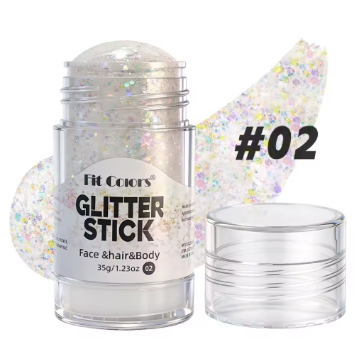 Fit Colors Face, Hair & Body Glitter Stick