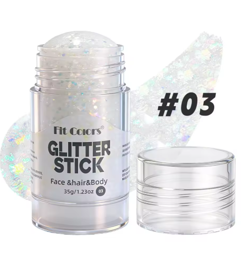 Fit Colors Face, Hair & Body Glitter Stick