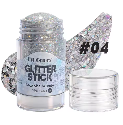Fit Colors Face, Hair & Body Glitter Stick