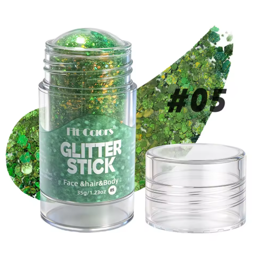 Fit Colors Face, Hair & Body Glitter Stick