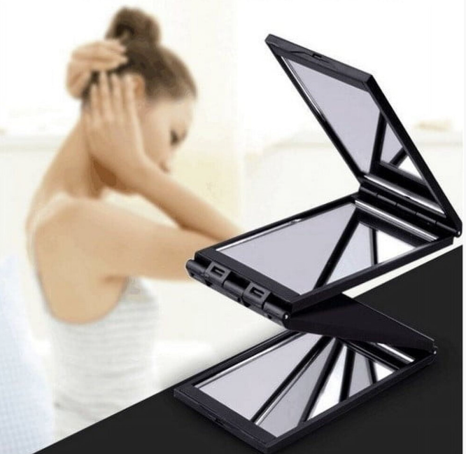 Foldable Tetrahedral Full-Length Mirror - 360 Freestanding