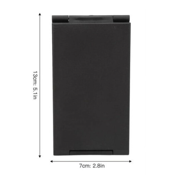 Foldable Tetrahedral Full-Length Mirror - 360 Freestanding