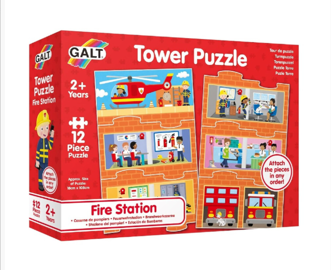 Fire Station Interchangeable Tower Puzzle