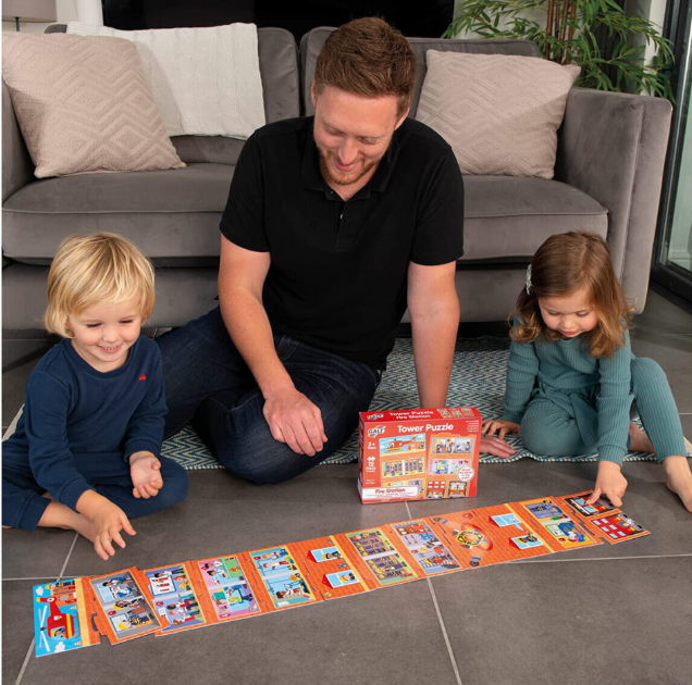 Fire Station Interchangeable Tower Puzzle