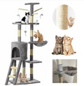 Cat Tree Scratching Post Activity Centre Cats Climbing Tower 140cm