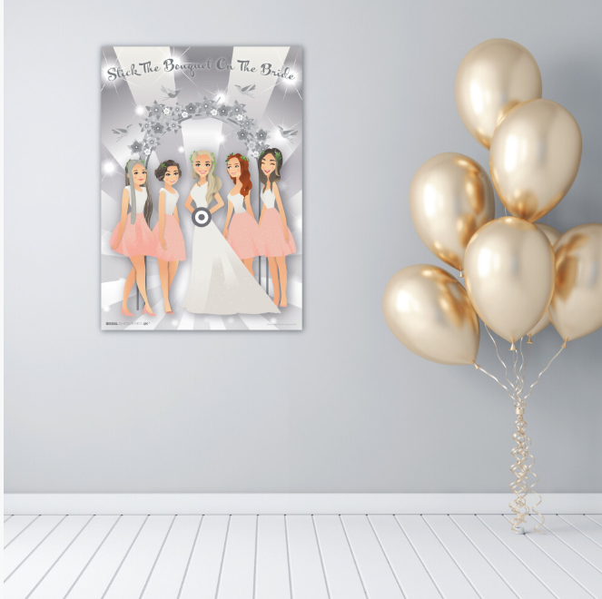 Pin the Bouquet on the Bride | Hen Party Game