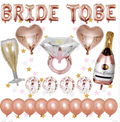 Rose Gold Hen Party Decoration Balloons