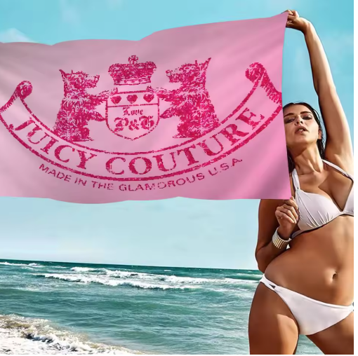 J-Juicy Cool C- Couture Microfiber Blanket Quick Drying Beach Towels