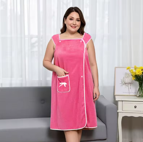Women's Plus Size Wearable Bath Towel