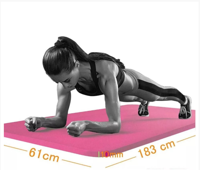 Yoga Mat Non-Slip Pilates Exercise Fitness Gym workout physio foam
