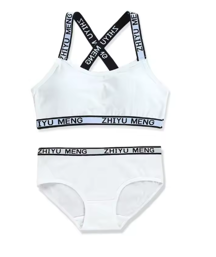 Girls' Training Bra & Briefs Set
