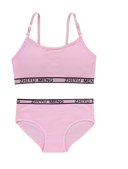 Girls' Training Bra & Briefs Set
