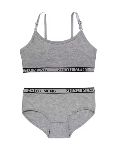 Girls' Training Bra & Briefs Set