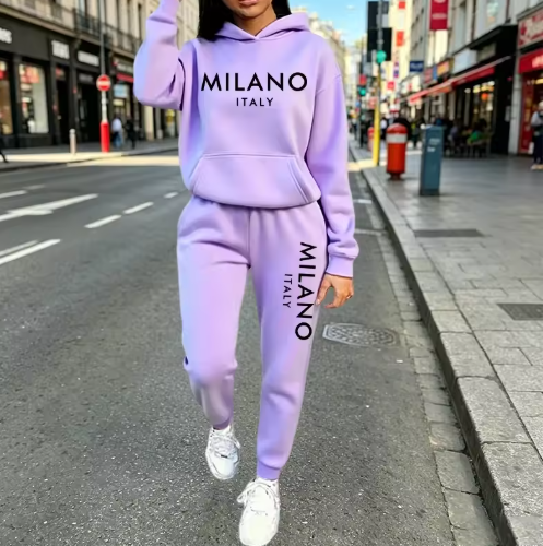 Women's Milano Hooded Tracksuit Set