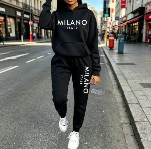 Women's Milano Hooded Tracksuit Set