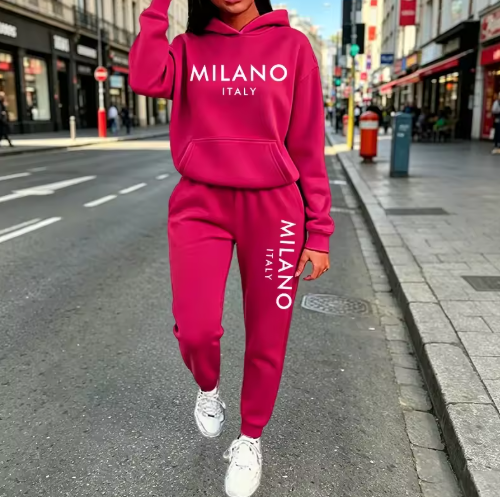 Women's Milano Hooded Tracksuit Set
