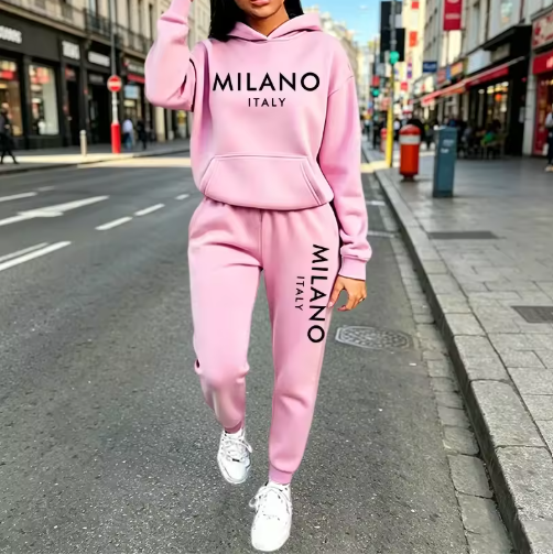 Women's Milano Hooded Tracksuit Set