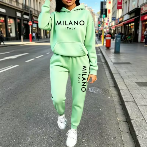 Women's Milano Hooded Tracksuit Set