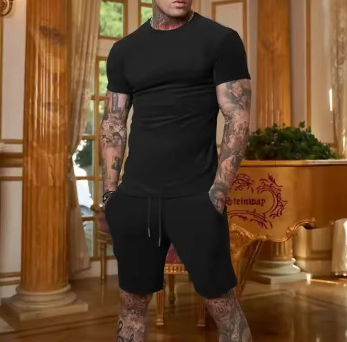 Men's T-Shirt & Shorts Lounge Set