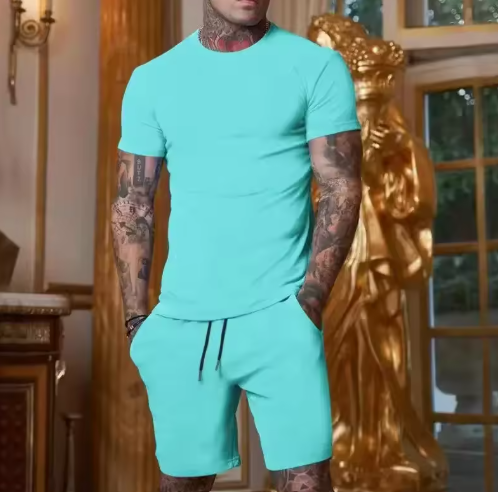 Men's T-Shirt & Shorts Lounge Set