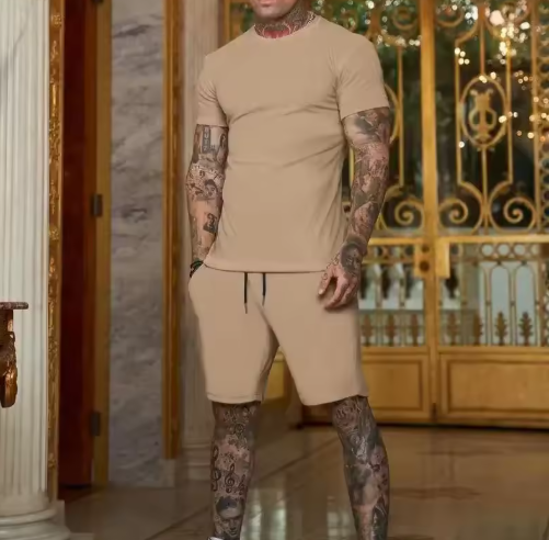 Men's T-Shirt & Shorts Lounge Set