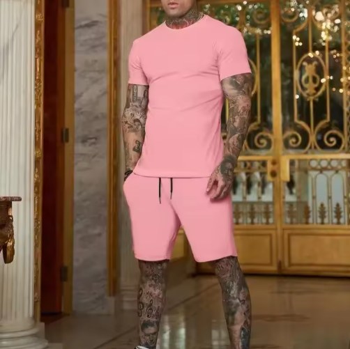 Men's T-Shirt & Shorts Lounge Set