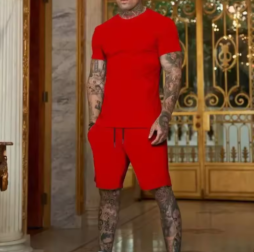 Men's T-Shirt & Shorts Lounge Set