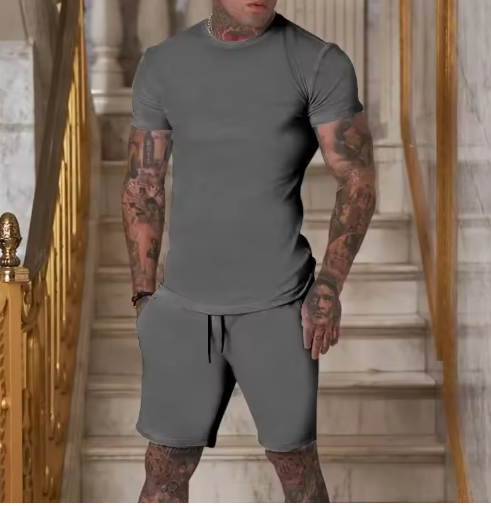 Men's T-Shirt & Shorts Lounge Set